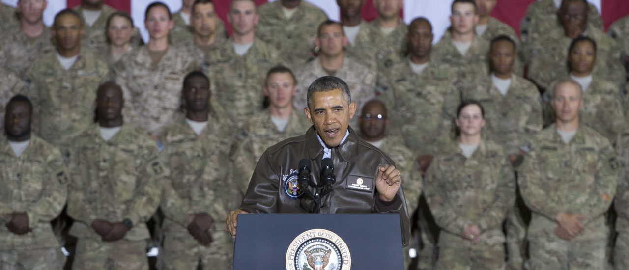 Barck Obama erklärt sich zu einer Militäroffensive im Irak bereit. Foto: AFP | Saul Loeb