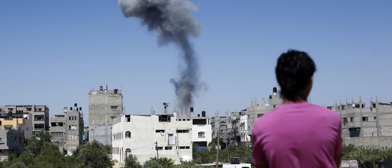 Der Konflikt am Gaza-Streifen spitzt sich zu. Foto: Thomas Coex / AFP