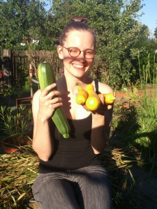 Antje Piechota - betreibt den Youtube-Kanal THE KRAUTS über Schrebergärten und saisonale Gemüseküche.