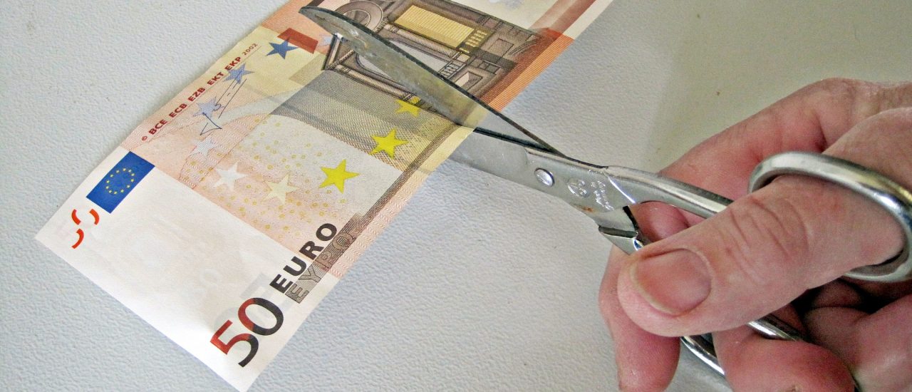50 Euro Note Cut