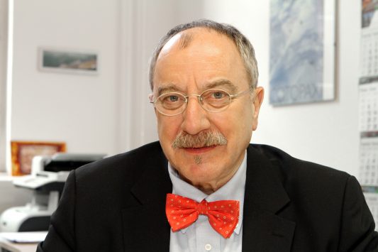 Prof. Herbert Sonntag - von der TH Wildau hat die Studie erstellt und ist Vorstandsmitglied der "Allianz pro Schiene".
