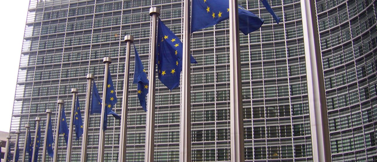 Europäische Richtlinien zum Umweltschutz werden in Deutschland nur schleppend umgesetzt. Foto: Banderas Europeas en el Berlaymont (Bruselas) CC BY-SA 2.0 | Amio Cajander / flickr.com