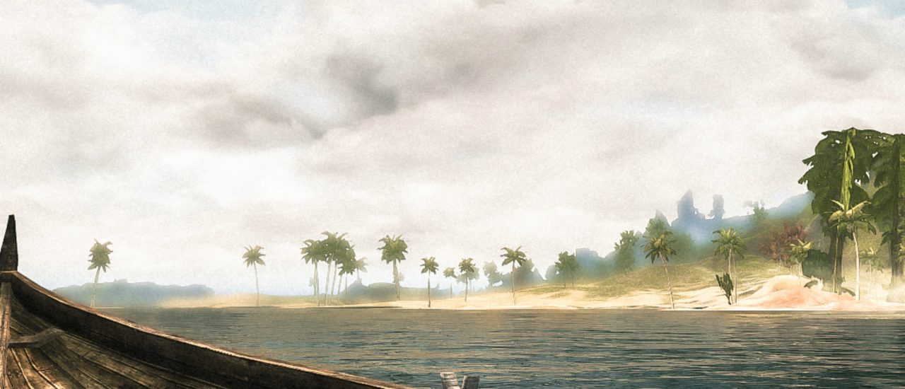 Dass Spiele mit fotorealistischen Grafiken glänzen können (wie hier in „The Elder Scrolls V: Skyrim“), ist eine Entwicklung, die bereits in den späten 80er-Jahren begonnen hat. Foto: Tropical Skyrim #2 / credit: CC BY 2.0 | Joshua | Ezzell | flickr.com