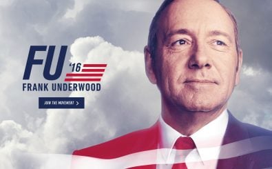 Frank Underwood (Kevin Spacey) als Präsidentschaftskandidat in „House of Cards“. Foto: Pressefoto / Netflix