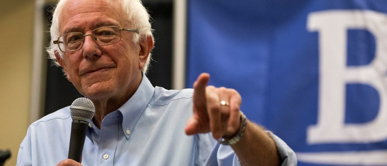 Wird in den USA häufig als Sozialist bezeichnet, würde hierzulande wohl als Sozialdemokrat gelten: Bernie Sanders. Foto: Bernie Sanders for President | Phil Roeder / flickr.com / CC BY 2.0