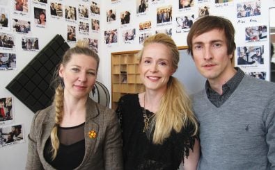 Marianne Lewandowski, Tina Dico und Helgi Jónsson zu Gast im Studio. Foto: detektor.fm