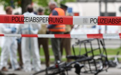 Die Spurensicherung in Grafing: wer war der Täter? Foto: AFP | Christof Strache
