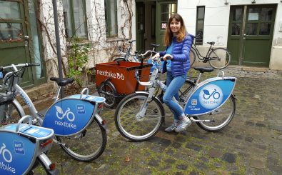 Mareike Rauchhaus vom Bike-Sharing-Anbieter „nextbike“. Foto: Insa van den Berg.
