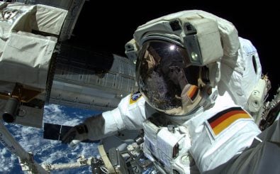 Weltraumselfie des deutschen Astronauten Alexander Gerst 