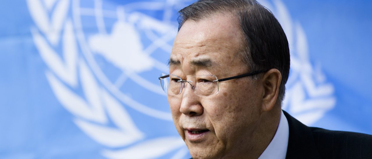UN-Generalsekretär Ban Ki-moon hat das Ziel vorgegeben: Bis 2030 soll der Kampf gegen Aids gewonnen sein. Foto: 160419 Ban Ki-moon bezoekt Nederland CC BY-SA 2.0 | Ministerie van Buitenlandse Zaken / flickr.com