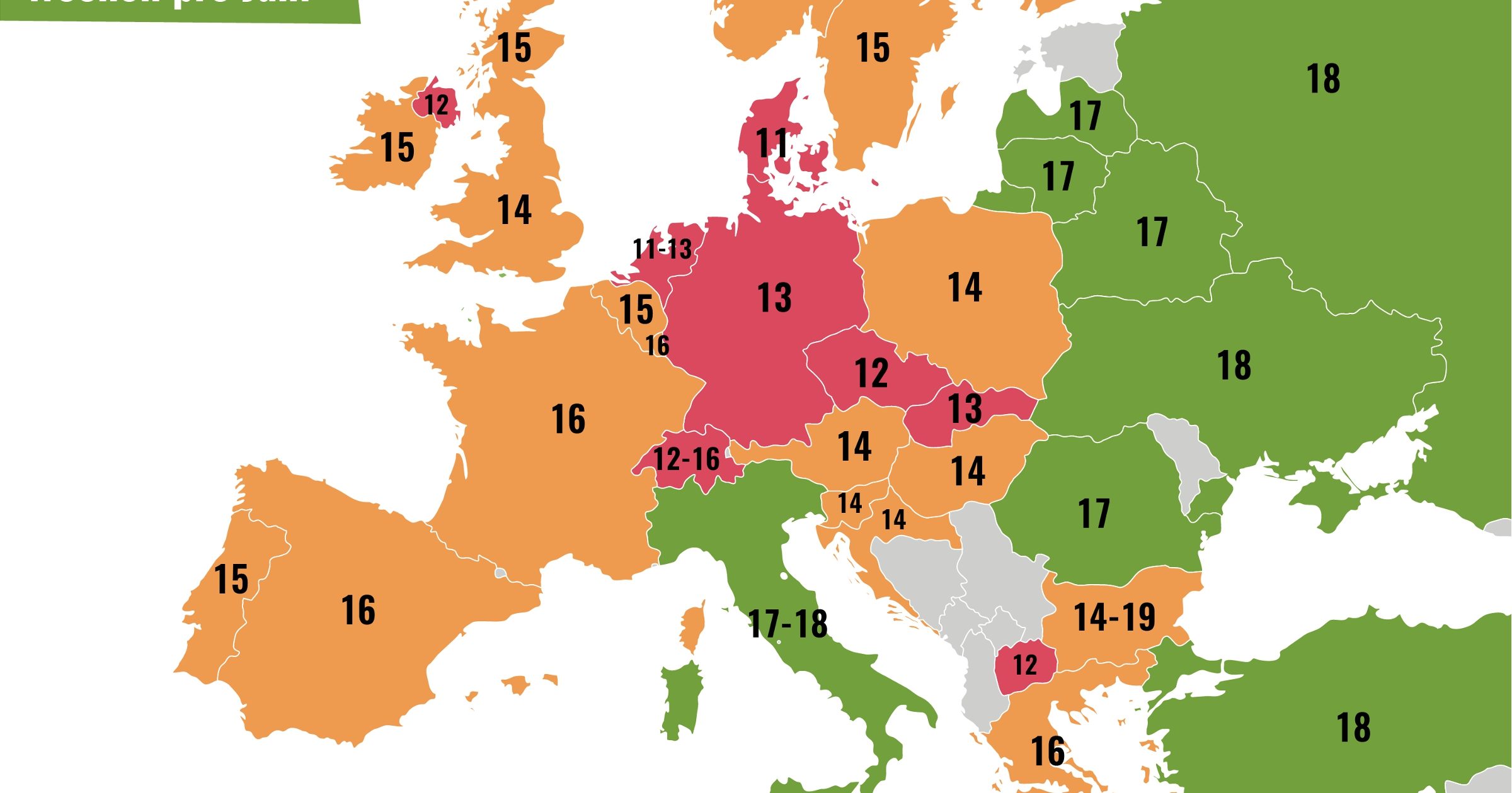 Karte Der Woche Schulferien In Europa Im Vergleich Pack Die Badehose Ein Wer Hat Die Meisten Ferien In Europa Detektor Fm Das Podcast Radio