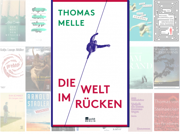 Thomas Melle steht mit seinem Roman "Die Welt im Rücken" auf der Longlist des Deutschen Buchpreises 2016.