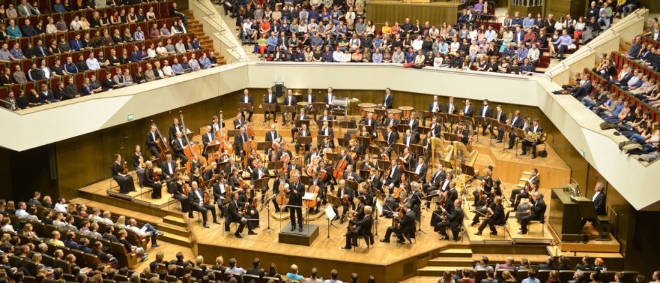 Die Audio Invasion beginnt mit einem Konzert des Gewandhausorchesters. Für viele Besucher das erste klassische Konzert überhaupt. Foto: emotion works Leipzig/Berlin