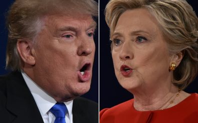 Bestimmen Bots ob Hilary Clinton oder Donald Trump im November siegen? Foto: Paul J. Richards | Afp