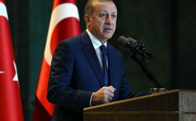 Recep Tayyip Erdoğan ist seit August 2014 türkischer Präsident. Zuvor war er Oberbürgermeister von Istanbul, türkischer Ministerpräsident und Vorsitzender der AKP. Foto: Kayhan Ozer | AFP