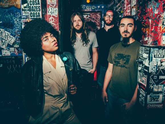 Seratones haben die Rockstarpose drauf. Foto: Chad Kamenshine