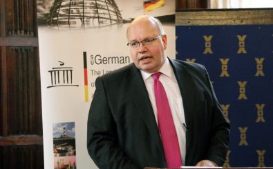 Peter Altmaier soll am Wahlprogramm der CDU „federführend“ mitschreiben. Foto: Peter Altmaier, Chief of Staff of the German Chancellery and Federal Minister for Special Affairs, at the LSE German Symposium | CC BY 2.0 | German Embassy London / flickr.com