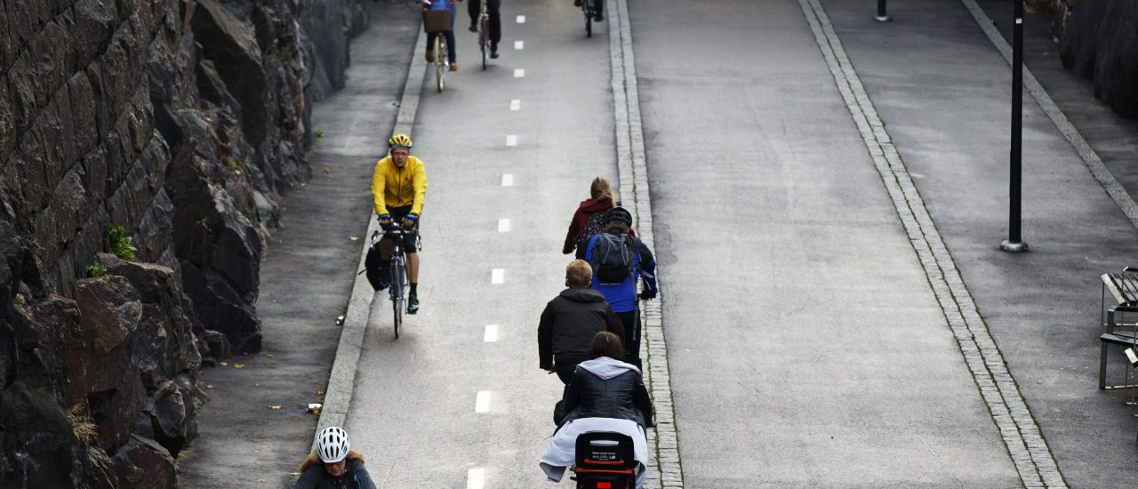Bis 2050 will die Stadt Helsinki ihre Radschnellwege soweit ausbauen, dass Autos unnötig werden. 