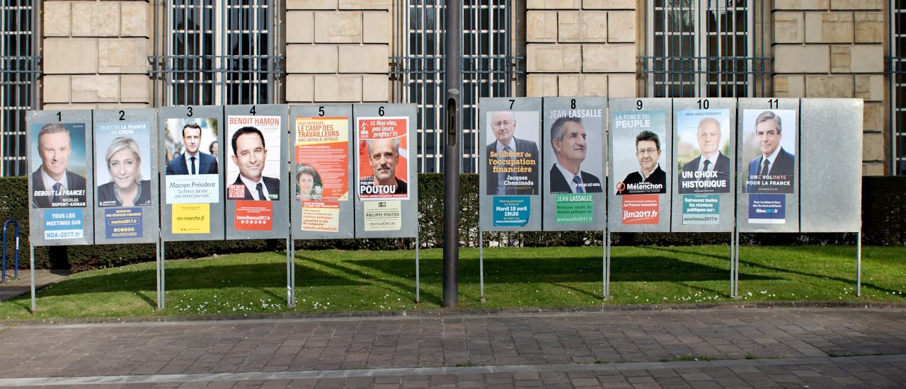 Der erste Wahlgang in Frankreich startet am Sonntag. Elf Kandidaten treten an, um Nachfolger von Präsidenten Hollande zu werden. Foto: Élections présidentielles française de 2017 | CC BY 2.0 | Frédéric BISSON / flickr.com