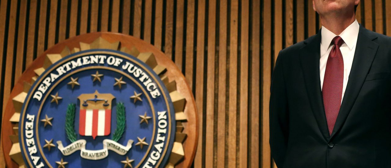 Die Amtszeit des FBI-Chefs James Comey hätte regulär erst 2023 geendet. Foto:  AFP | Mark Wilson