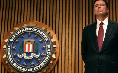 Die Amtszeit des FBI-Chefs James Comey hätte regulär erst 2023 geendet. Foto:  AFP | Mark Wilson