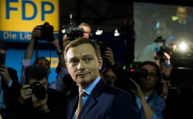 Christian Lindner und die Liberalen zeigen „German Mut“ mit dem neuen Wahlprogramm. Foto: Johannes Eisele | AFP
