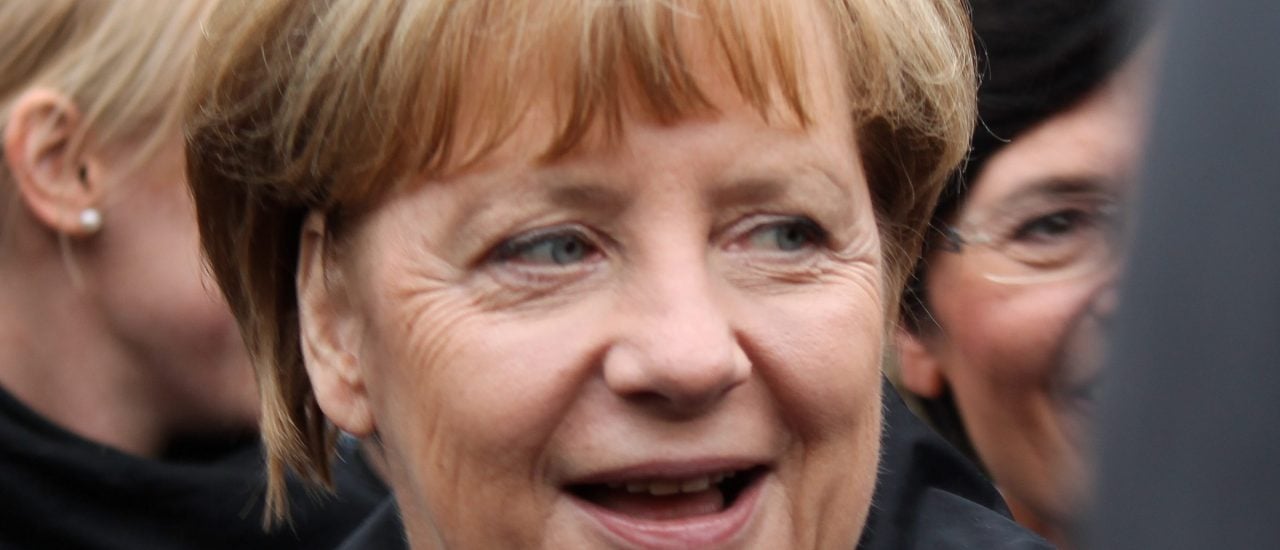 Kanzlerin Angela Merkel kann sich freuen: Die Sommerpressekonferenz hat sie gut überstanden. Foto: Angela Merkel | CC BY 2.0 | Phillip / flickr