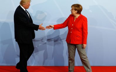 Beim G20 Gipfel in Hamburg  sind Trump und Merkel zum zweiten Mal aufeinander getroffen. Foto: Odd Andersen | AFP