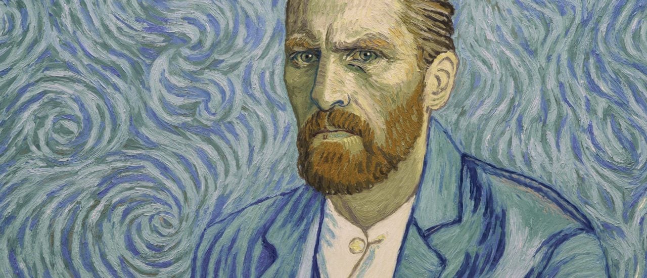 Ein Selbstportrait von Vincent van Gogh, hier gemalt nach dem Modell des Schauspielers Robert Gulaczyk, der Vincent im Film verkörpert. Bild: © 2017 Loving Vincent Sp.z.o.o. | Loving Vincent Ltd.