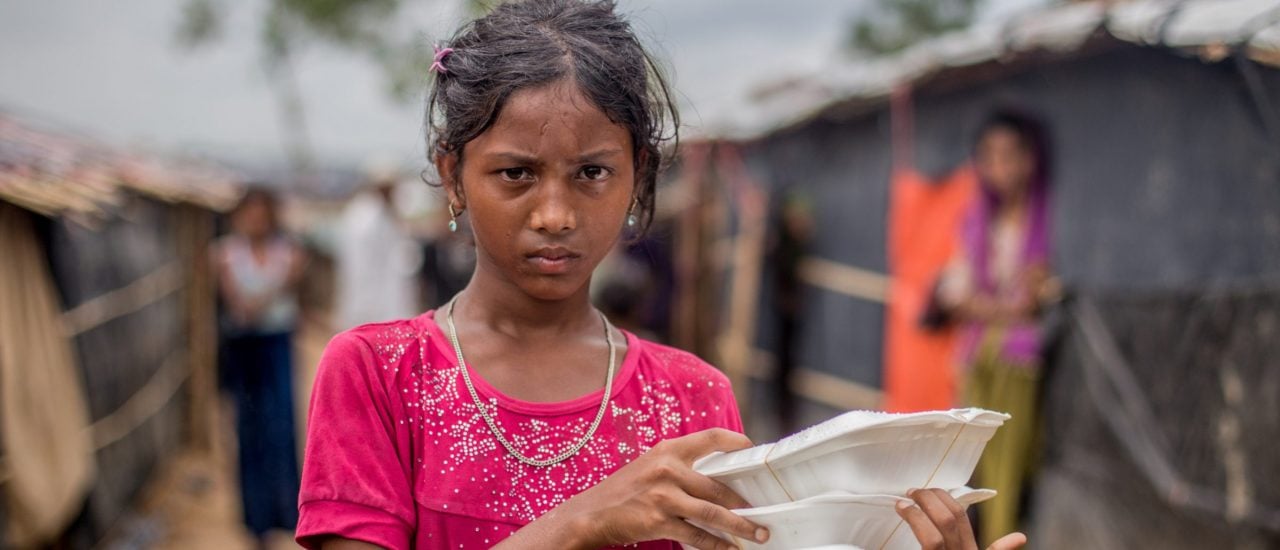 Die Bedingungen im Flüchtlingscamp Cox’s Bazar in Bangladesch sind katastrophal. Foto: Kathleen Prior / CARE