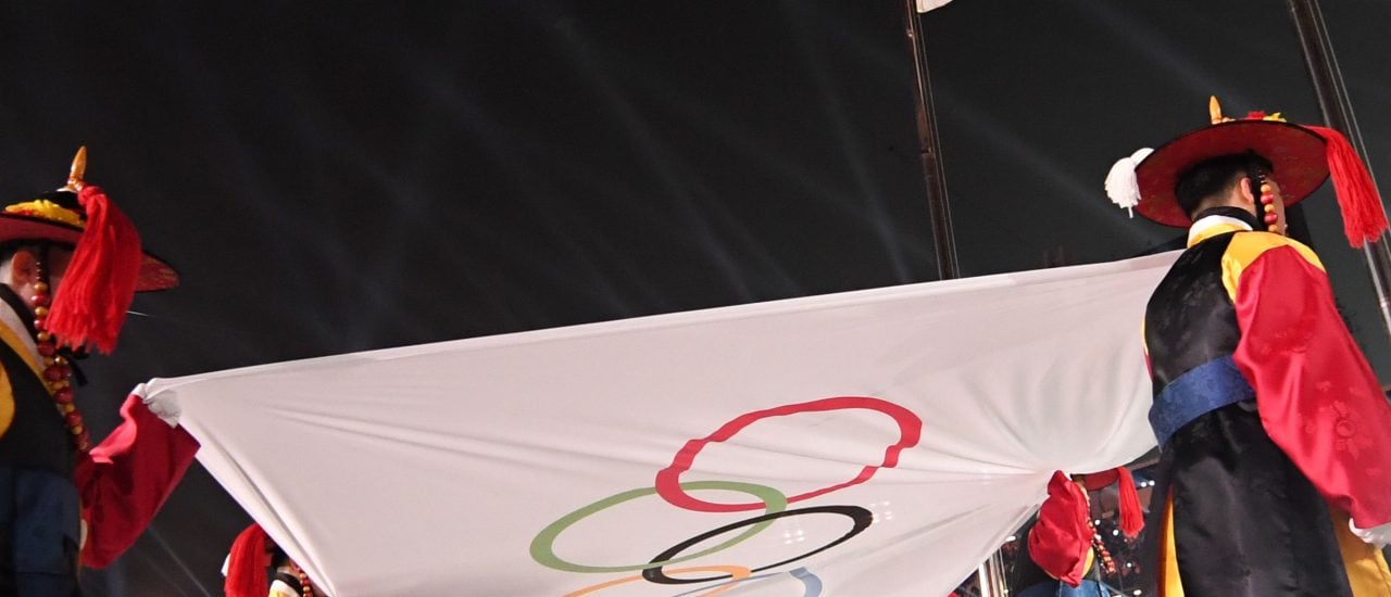 Der Sport steht bislang noch im Hintergrund bei den olympischen Winterspielen in Pyeongchang. Foto: Kirill Kudryatsev | AFP