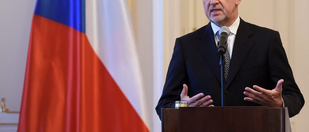 Der tschechische Ministerpräsident – und Medienmogul. Foto: Michal Cizek / AFP