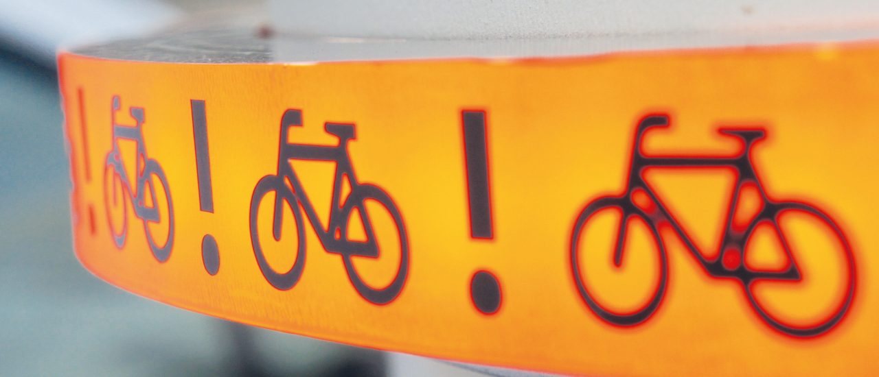 Soll an Kreuzungen Unfälle verhindern: Der Bike-Flash für Rechtsabbieger. Foto: Bike-Flash | Pressebild