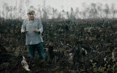 Regisseur Werner Boote steht im Urwald – nach der Brandrodung. | Foto: Filmladen Filmverleih