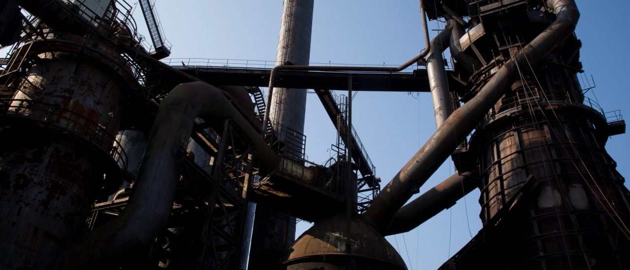 Längst sind in den USA viele Stahlfabriken stillgelegt und der Natur überlassen. Foto: Dominick Reuter | AFP