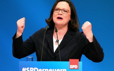 Schafft sie den Neuanfang? Andrea Nahles ist die neue SPD-Vorsitzende. Foto: Daniel Roland | AFP