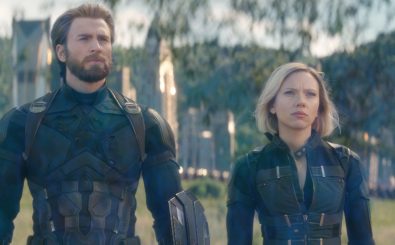 Marvel Studios‘ „Avengers: Infinity War“. Captain America/Steve Rogers (Chris Evans) and Black Widow/Natasha Romanoff (Scarlett Johansson). Foto: Film Frame | ©Marvel Studios 2018