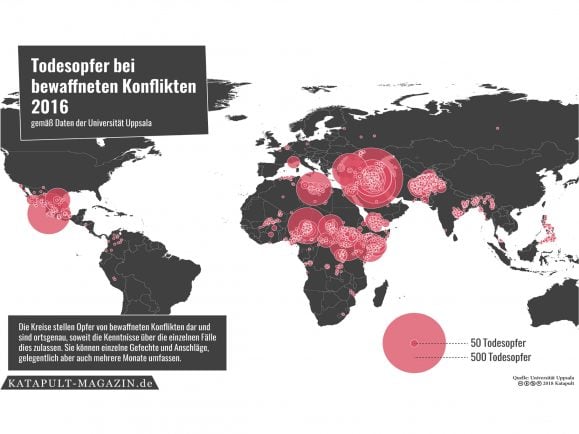 Karte Der Woche | Bewaffnete Konflikte – Braucht Krieg Eine Neue ...