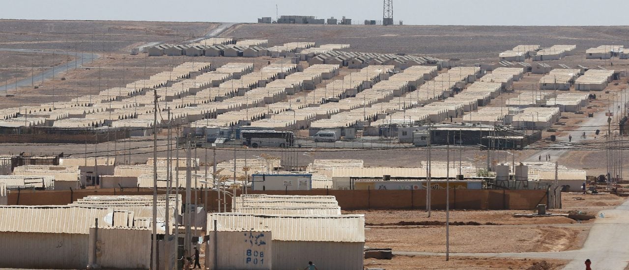 Das Camp Azraq liegt im Norden Jordaniens. Hier wohnen zehntausende syrische Flüchtlinge. Foto: Khalil MAZRAAWI | AFP