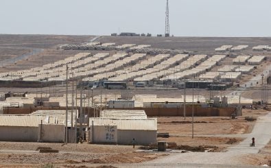 Das Camp Azraq liegt im Norden Jordaniens. Hier wohnen zehntausende syrische Flüchtlinge. Foto: Khalil MAZRAAWI | AFP