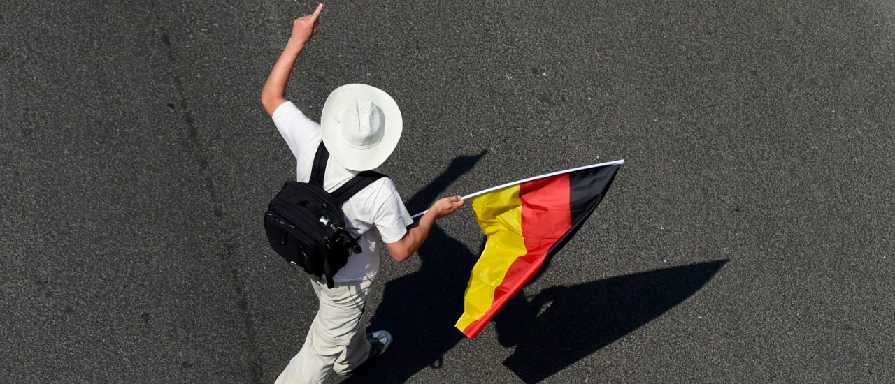 Was ist die „deutsche Identität“? Darüber gehen die Meinungen bei den Patrioten der „Jungen Alternative“ auseinander. Foto: Tobias Schwarz | AFP