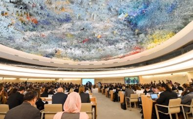 Sitzung im Menschenrechtsrat der Vereinten Nationen. Foto: Alain Grosclaude | AFP