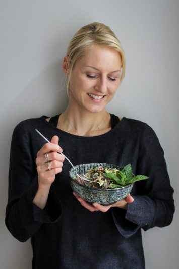 Lea Green - hat 2013 den veganen Foodblog "veggies" gegründet. Foto: Julian Vega