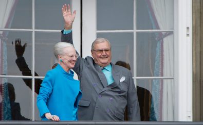 Königin Margrethe mit ihrem mittlerweile verstorbenen Mann. Foto: Scanpix Denmark / AFP | Marie Hald