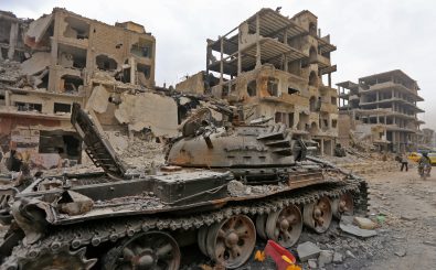 Auch der langjährige Bürgerkrieg in Syrien trägt zur Verschlechterung der weltweiten Friedenslage bei. Bild: Louai Beshara | AFP