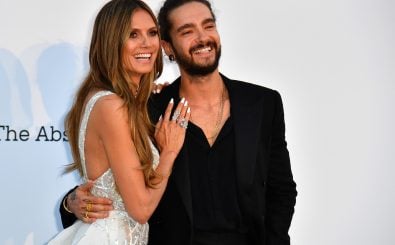 Sie in Weiß, er in Schwarz: So könnten Heidi Klum und Tom Kaulitz auch rasch heiraten. Foto: Alberto Pizzoli / AFP