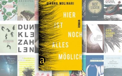 Das Buch „Hier ist noch alles möglich“ ist für den Deutschen Buchpreis 2018 nominiert. | Bild: Aufbau Verlag
