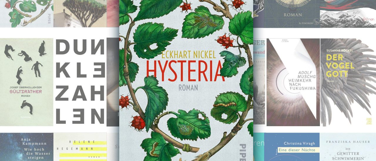 Der Roman „Hysteria“ ist für den Deutschen Buchpreis 2018 nominiert. Bild: Cover | Piper Verlag
