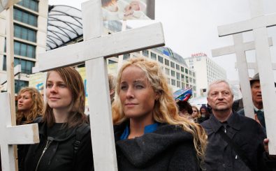 Unter den Abtreibungsgegnern beim „Marsch für das Leben“ sind auch fundamentalistische Christen. Foto: David Gannon | AFP