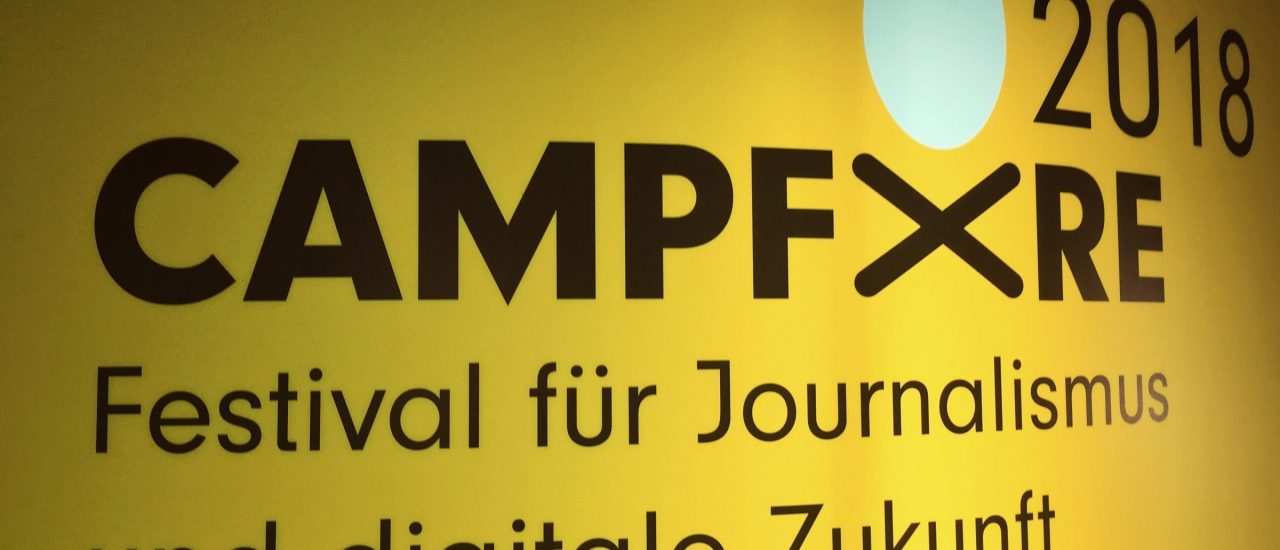 Beim Campfire-Festival ging es dieses Mal um die Zukunft des digitalen Journalismus. Foto: Anja Bolle / detektor.fm